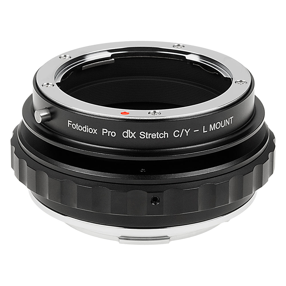 Fotodiox DLX Stretch Lens Adapter - Compatible with Contax/Yashica (CY) Mount Lens to L-Mount Alliance Mirrorless Cameras with Macro Focusing Helicoid and Magnetic Drop-In Filters