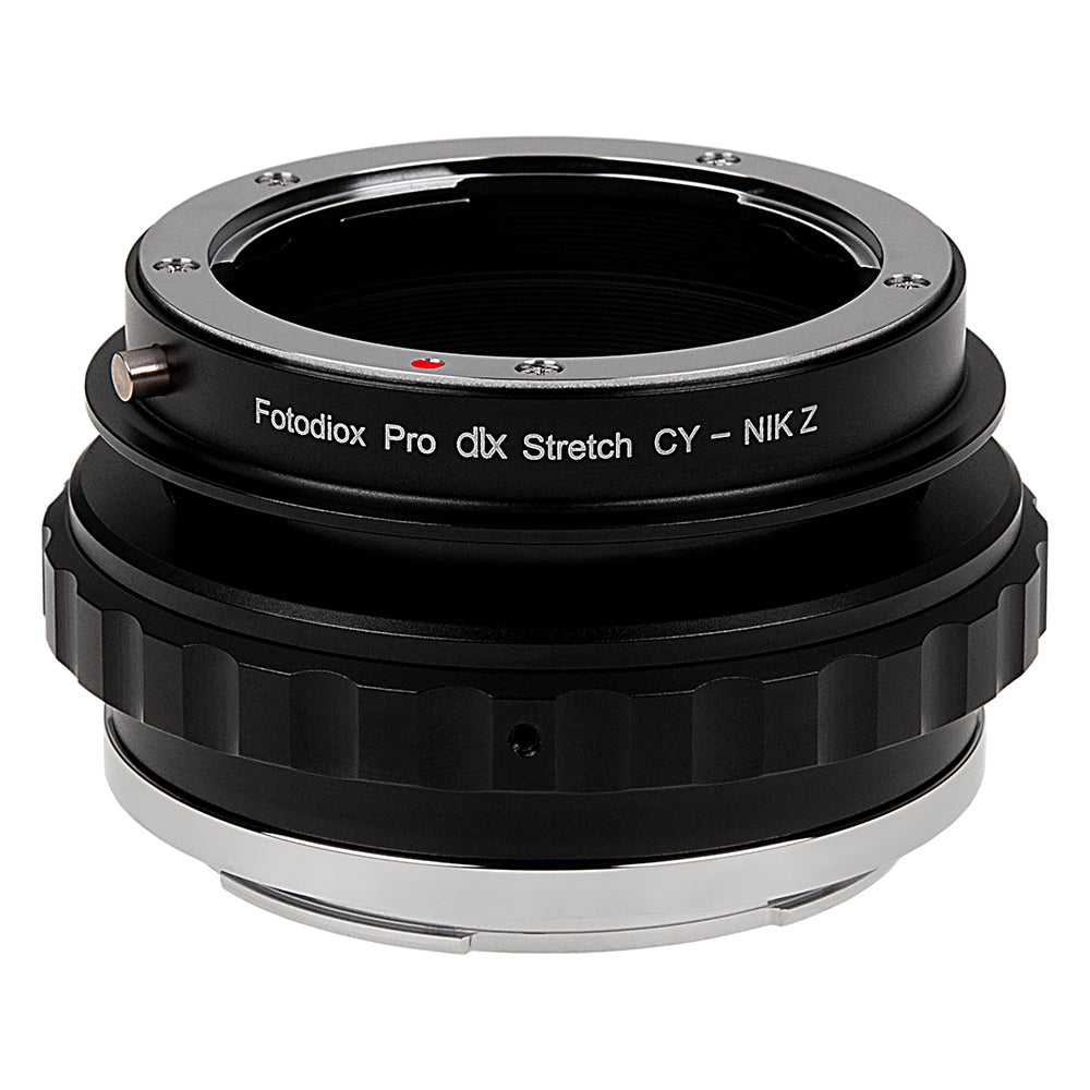 Fotodiox DLX Stretch Lens Adapter - Compatible with Contax/Yashica (CY) SLR Lens to Nikon Z-Mount Mirrorless Cameras with Macro Focusing Helicoid and Magnetic Drop-In Filters