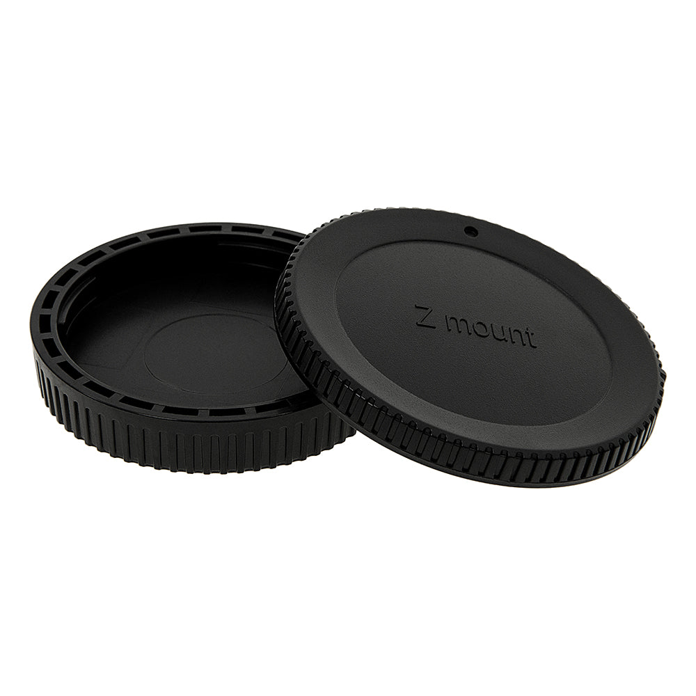 Fotodiox Camera Body & Rear Lens Cap Set for All Nikon Z-Mount Compatible Cameras & Lenses
