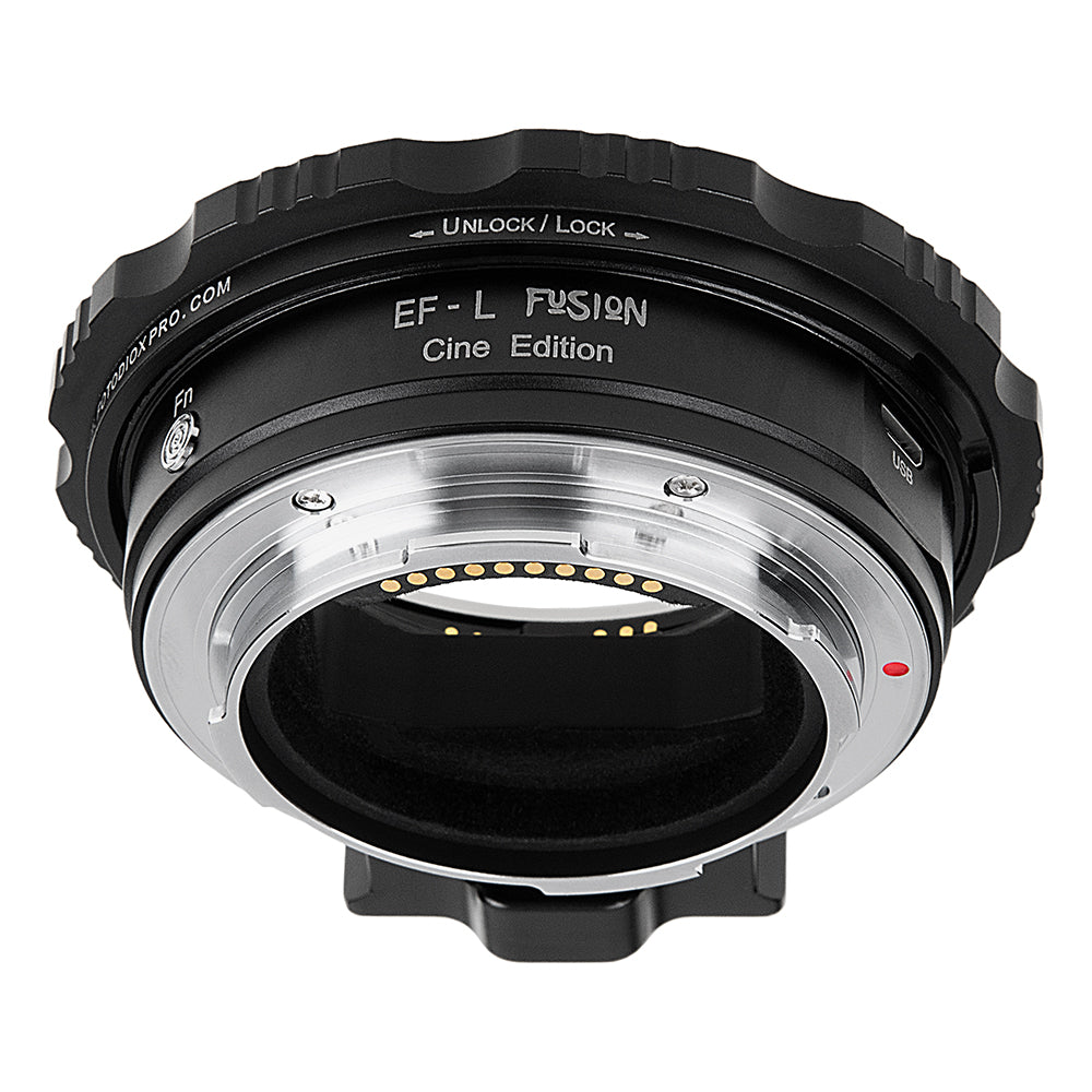 Fotodiox Pro Fusion Smart AF Cine Edition Lens Adapter - Compatible with  Canon EOS (EF / EF-S) D/SLR Lenses to Select L-Mount Alliance Mirrorless