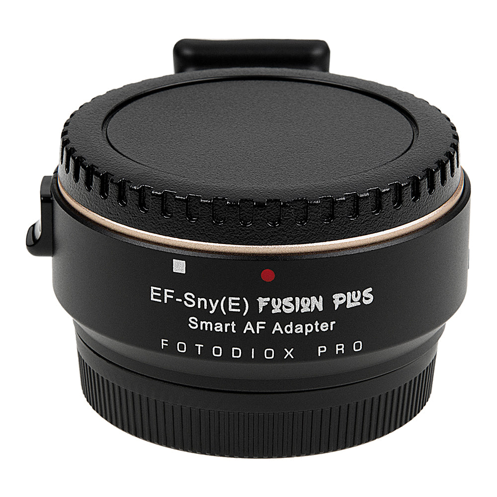 Fotodiox Pro Fusion Plus Lens Adapter, Upgraded Smart AF Adapter - Compatible with Canon EOS EF D/SLR Lenses to Sony Alpha E-Mount Mirrorless Cameras with Full Automated Functions (USB Upgradable Firmware)
