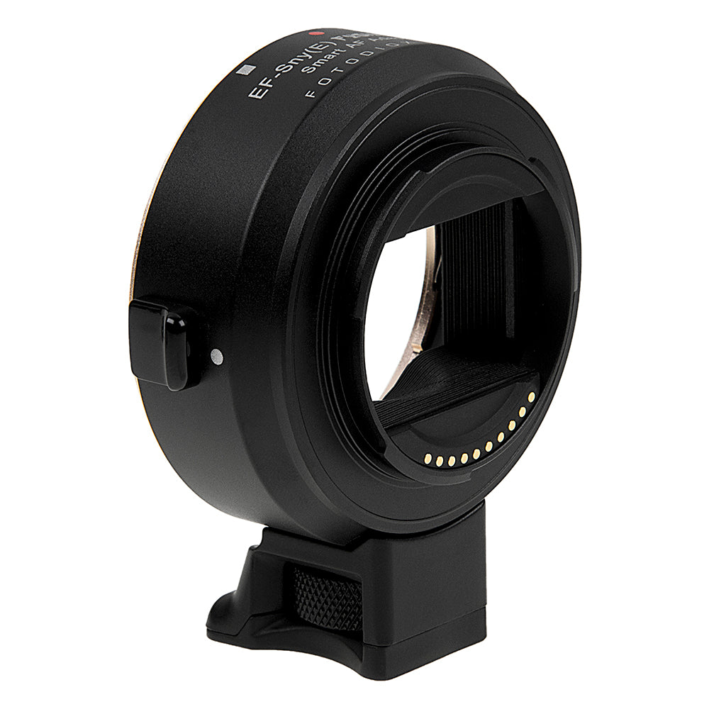 Fotodiox Pro Fusion Plus Lens Adapter, Upgraded Smart AF Adapter - Compatible with Canon EOS EF D/SLR Lenses to Sony Alpha E-Mount Mirrorless Cameras with Full Automated Functions (USB Upgradable Firmware)