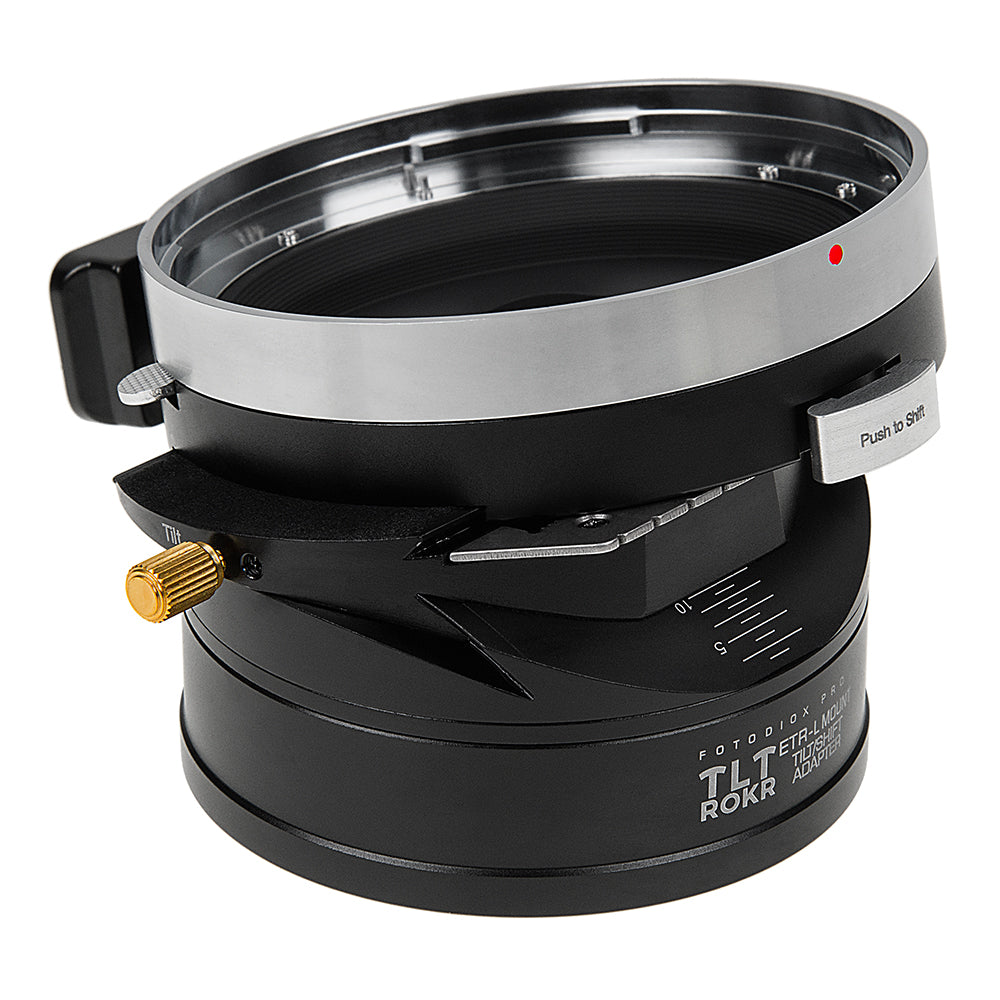 Fotodiox Pro TLT ROKR - Tilt / Shift Lens Mount Adapter Compatible with Bronica ETR Mount SLR Lenses to fit L-Mount Alliance Mirrorless Camera Body