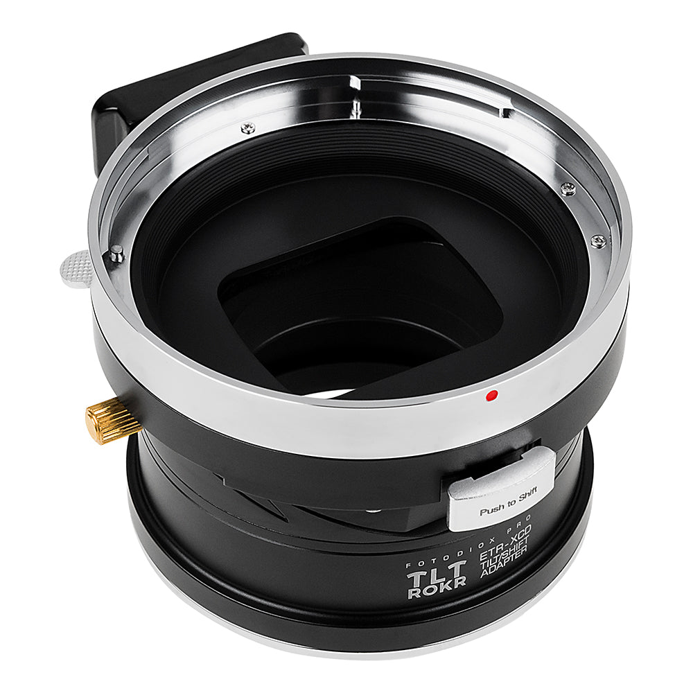 Fotodiox Pro TLT ROKR - Tilt / Shift Lens Mount Adapter Compatible with Bronica ETR Mount SLR Lens to Hasselblad X-System (XCD) Mount Mirrorless Cameras