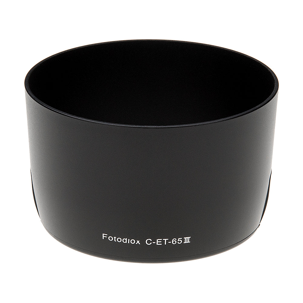 Fotodiox Lens Hood Replacement for ET-65III - Compatible with Canon EOS EF 85mm f/1.8 USM, EF 100mm f/2.0 USM, EF 135mm f/2.8 & EF 100-300mm f/4.5-5.6 USM Lenses