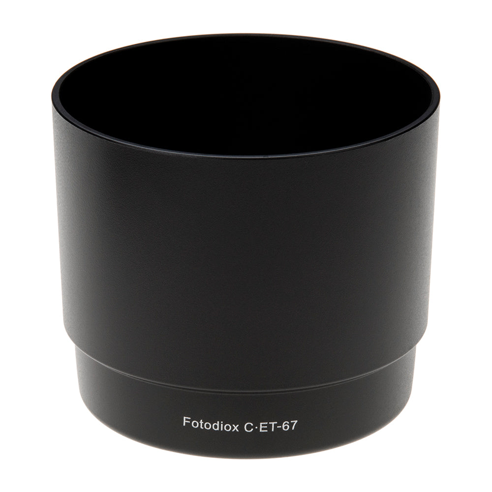 Fotodiox Lens Hood Replacement for ET-67 - Compatible with Canon EOS EF 100mm f/2.8 Macro USM Lens