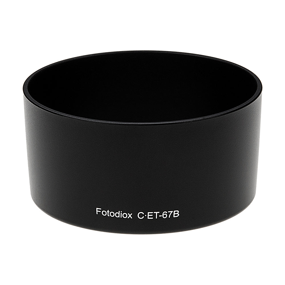 Fotodiox Lens Hood Replacement for ET-67B - Compatible with Canon EOS EF-S 60mm f/2.8 Macro USM Lens