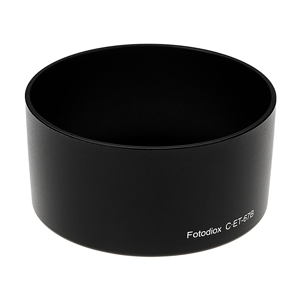 Fotodiox Lens Hood Replacement for ET-67B - Compatible with Canon EOS EF-S 60mm f/2.8 Macro USM Lens