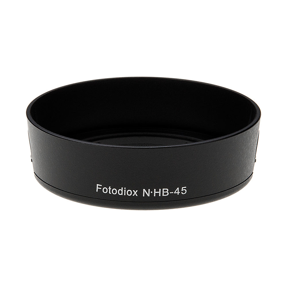 Fotodiox Lens Hood Replacement for HB-45 - Compatible with Nikon AF-S 18-55mm f/3.5-5.6G DX ED I & II Lens