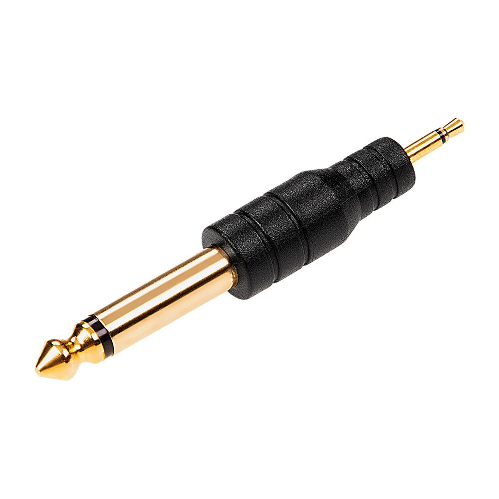 Fotodiox 2.5mm (3/32") Male TS (Mono) Plug to 6.3mm (1/4") Male TS (Mono) Plug Adapter - Headphone to Mini-Headphone Converter