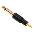 Fotodiox 2.5mm (3/32") Male TS (Mono) Plug to 6.3mm (1/4") Male TS (Mono) Plug Adapter - Headphone to Mini-Headphone Converter