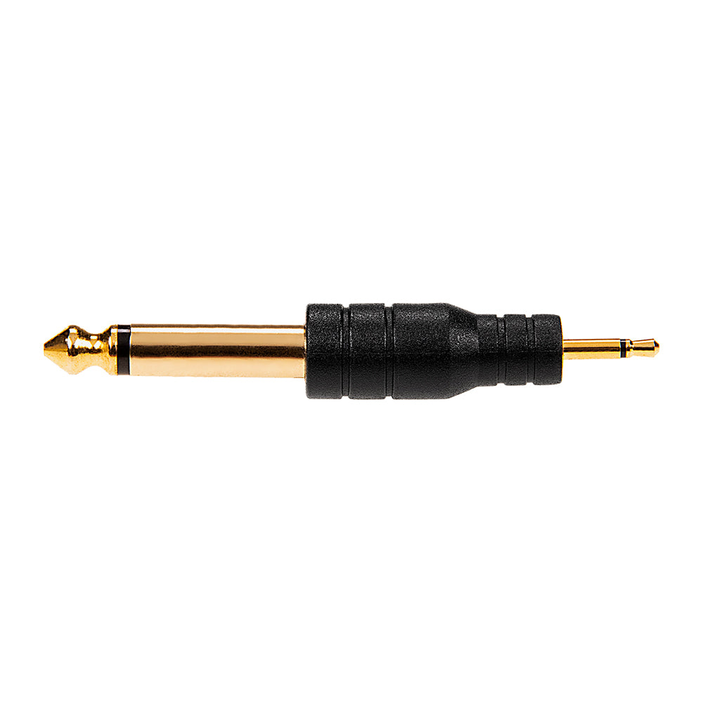 Fotodiox 2.5mm (3/32") Male TS (Mono) Plug to 6.3mm (1/4") Male TS (Mono) Plug Adapter - Headphone to Mini-Headphone Converter