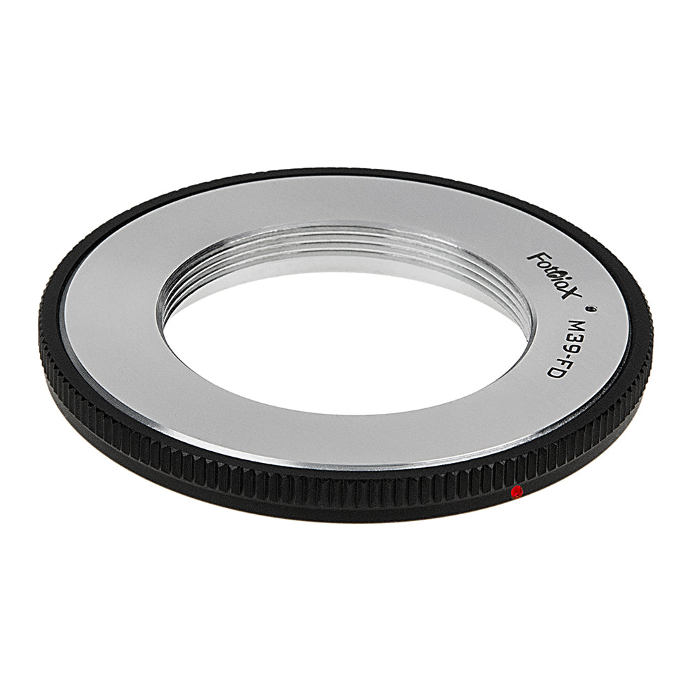 Fotodiox Lens Adapter - Compatible with Zenit M39 (x1mm Pitch) Screw Mount Russian SLR Lenses to Canon FD Mount Film Cameras