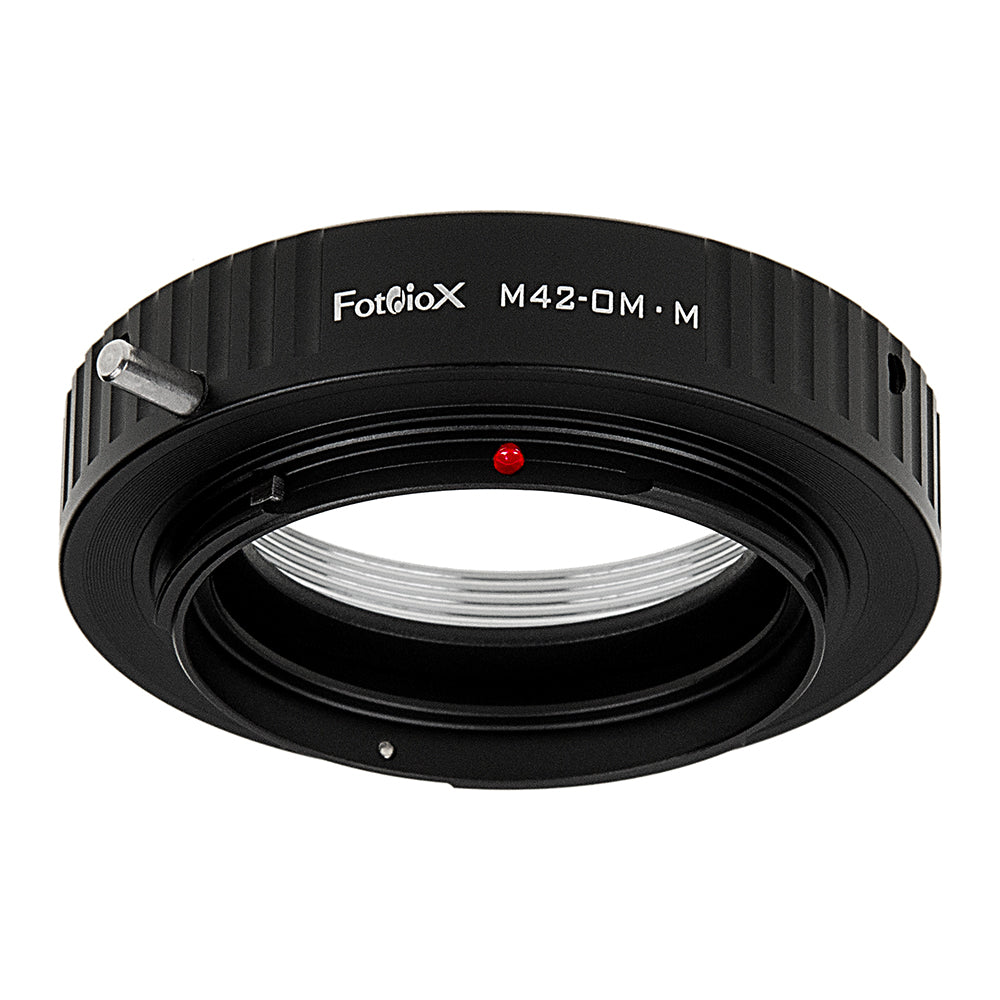 Fotodiox Lens Adapter - Compatible with M42 (x1mm Pitch) Type 2 Screw Mount Lenses to Olympus OM Mount SLR Film Cameras; Short Focus Only