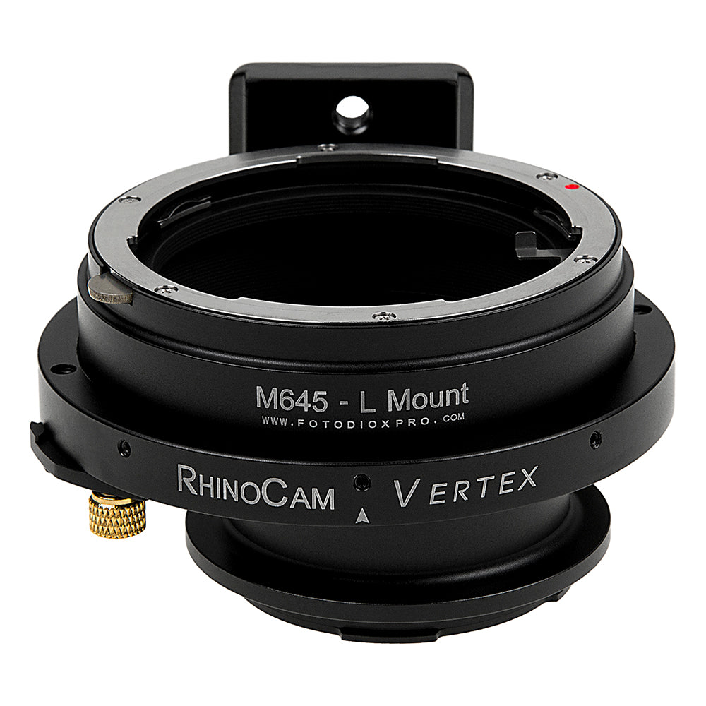 RhinoCam Vertex Rotating Stitching Adapter, Compatible with Mamiya 645 (M645) Mount Lens to Leica L-Mount Alliance Mirrorless Cameras