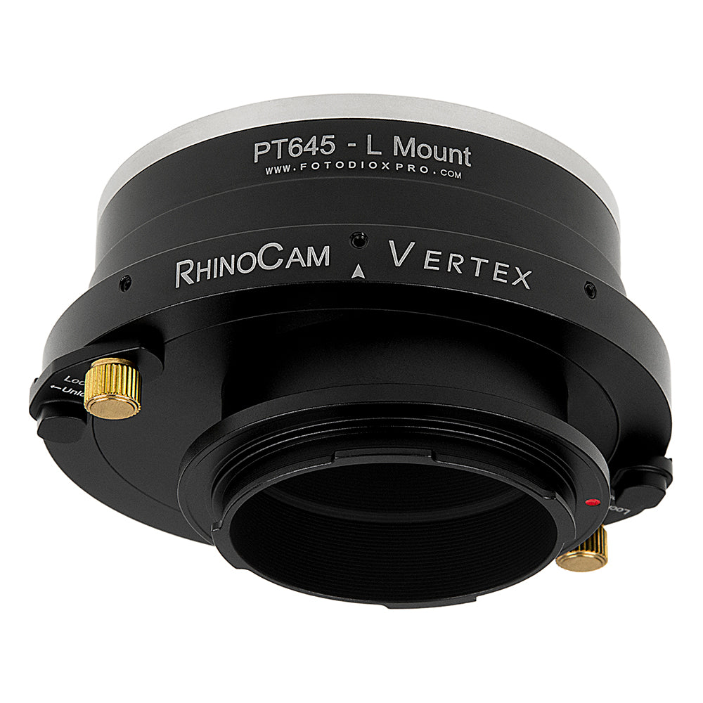 RhinoCam Vertex Rotating Stitching Adapter, Compatible with Mamiya 645 (M645) Mount Lens to Leica L-Mount Alliance Mirrorless Cameras