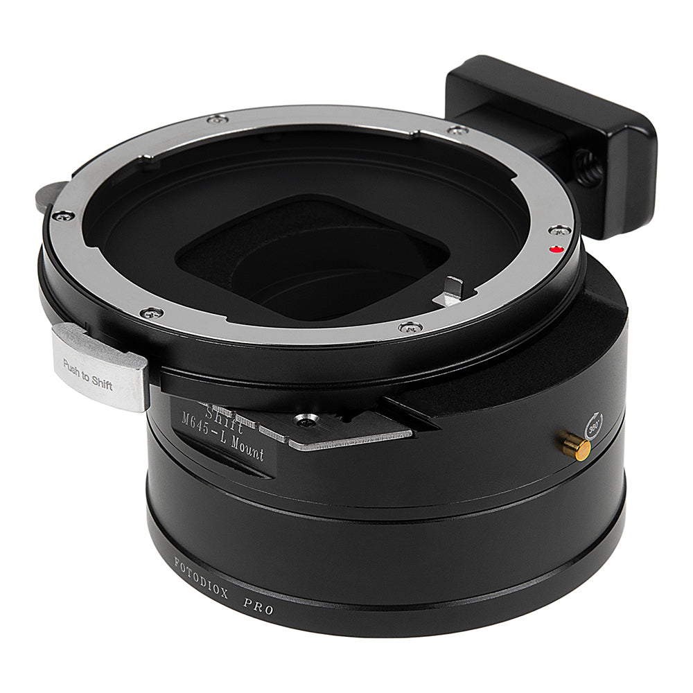 Fotodiox Pro Lens Mount Shift Adapter - Compatible With Mamiya 645 (M645) Mount Lens to L-Mount Alliance Mirrorless Camera Body