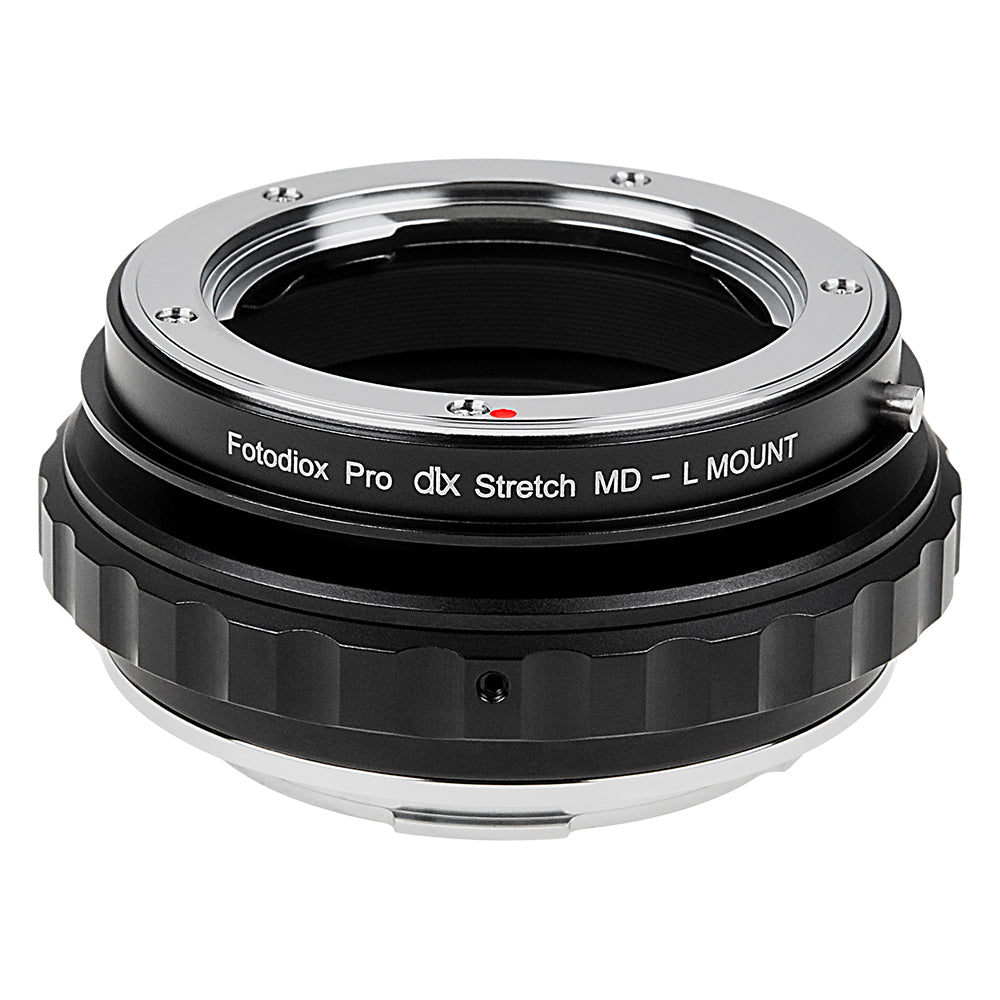 Fotodiox DLX Stretch Lens Adapter - Compatible with Minolta Rokkor (SR / MD / MC) Lens to L-Mount Alliance Mirrorless Cameras with Macro Focusing Helicoid and Magnetic Drop-In Filters