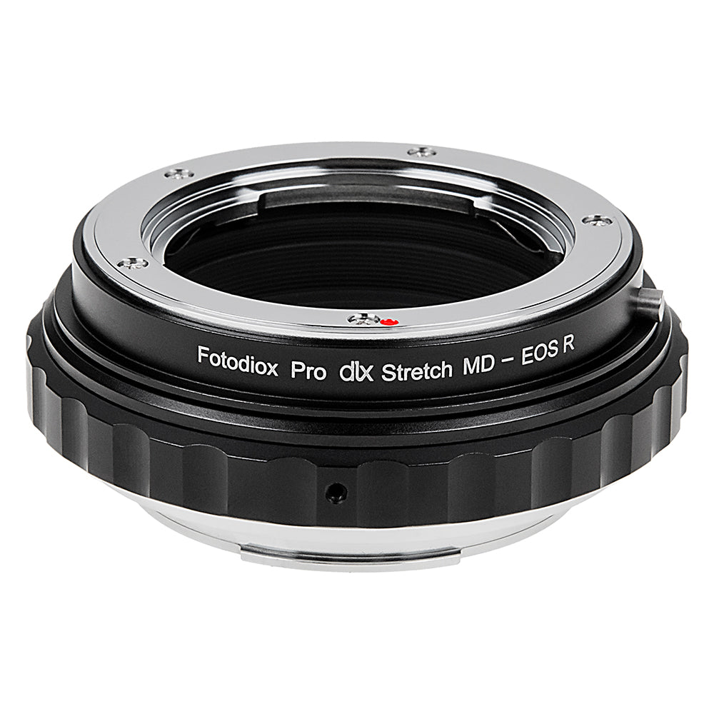 Fotodiox DLX Stretch Lens Adapter - Compatible with Minolta Rokkor (SR / MD / MC) Lens to Canon RF Mount Mirrorless Cameras with Macro Focusing Helicoid and Magnetic Drop-In Filters