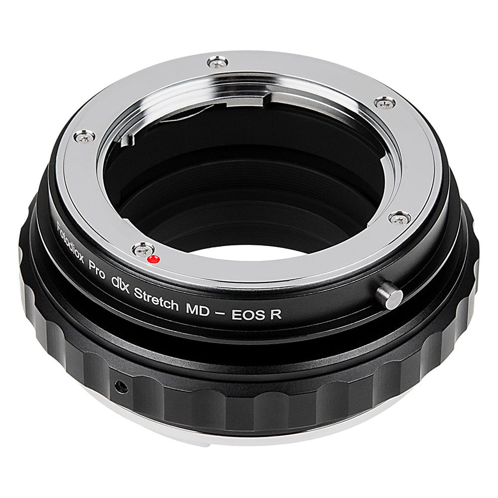 Fotodiox DLX Stretch Lens Adapter - Compatible with Minolta Rokkor (SR / MD / MC) Lens to Canon RF Mount Mirrorless Cameras with Macro Focusing Helicoid and Magnetic Drop-In Filters