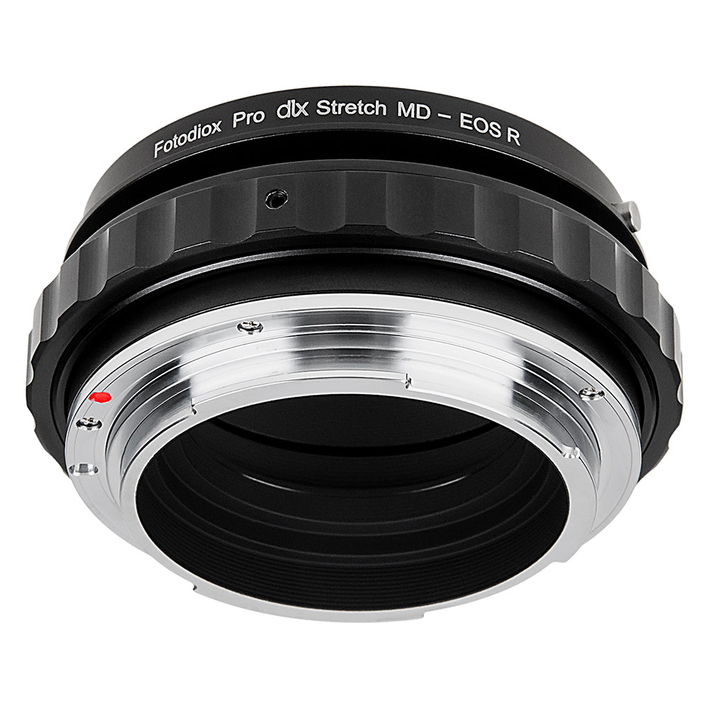 Fotodiox DLX Stretch Lens Adapter - Compatible with Minolta Rokkor (SR / MD / MC) Lens to Canon RF Mount Mirrorless Cameras with Macro Focusing Helicoid and Magnetic Drop-In Filters