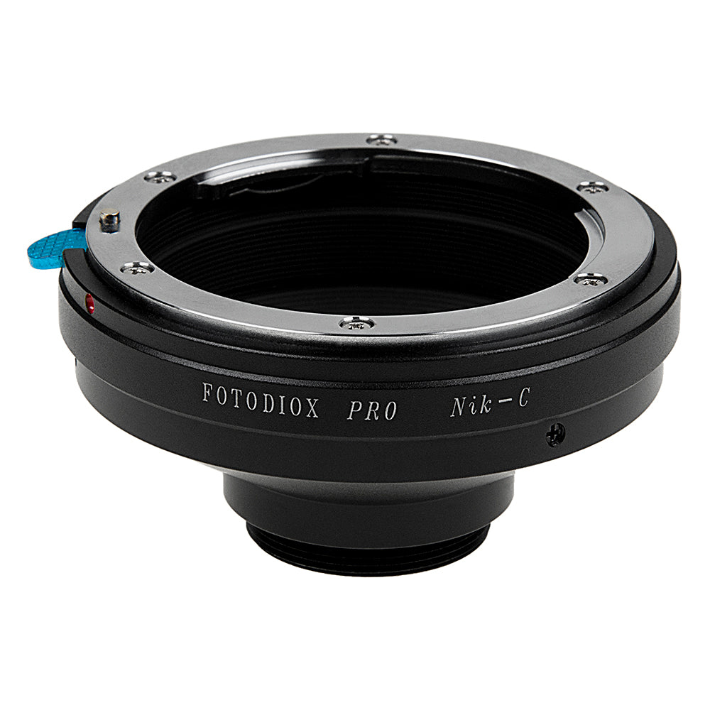 Fotodiox Pro Lens Adapter Nikon F Mount D/SLR Lens to C-Mount (1" Screw Mount) Cine & CCTV Camera Body
