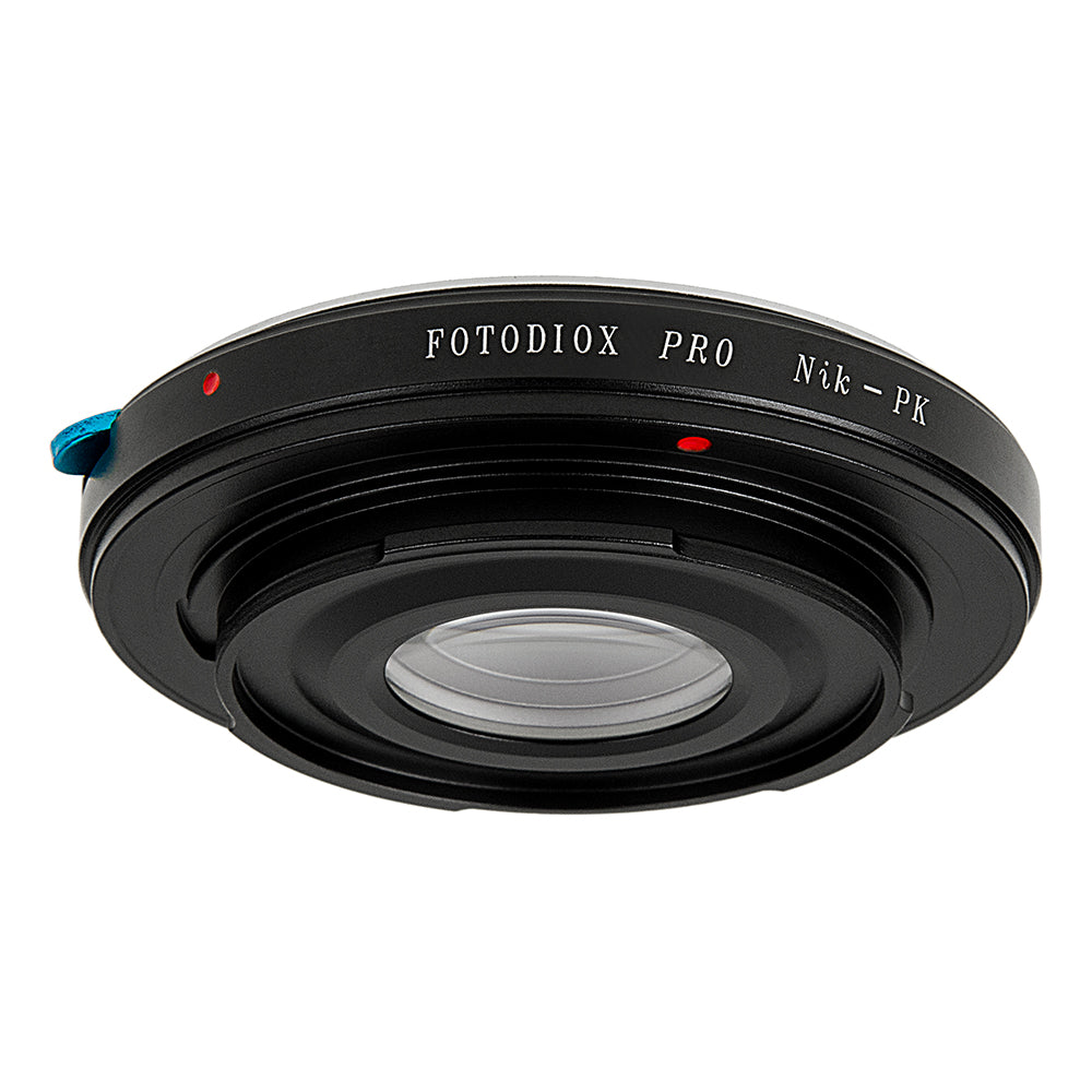 Fotodiox Pro Lens Mount Adapter - Nikon Nikkor F Mount D/SLR Lens to Pentax K (PK) Mount SLR Camera Body