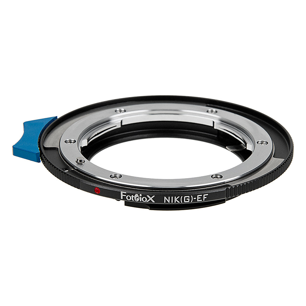 Fotodiox Lens Mount Adapter - Compatible with Nikon F-Mount (G-Type) Lenses to fit Canon EF & EF-S Mount Cameras - w/Built-in Aperture Control Dial