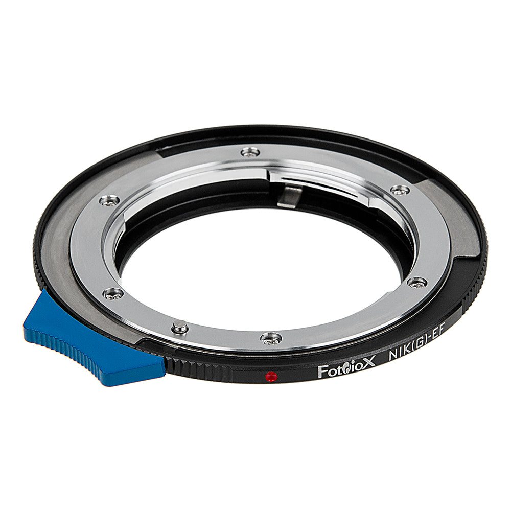 Fotodiox Lens Mount Adapter - Compatible with Nikon F-Mount (G-Type) Lenses to fit Canon EF & EF-S Mount Cameras - w/Built-in Aperture Control Dial