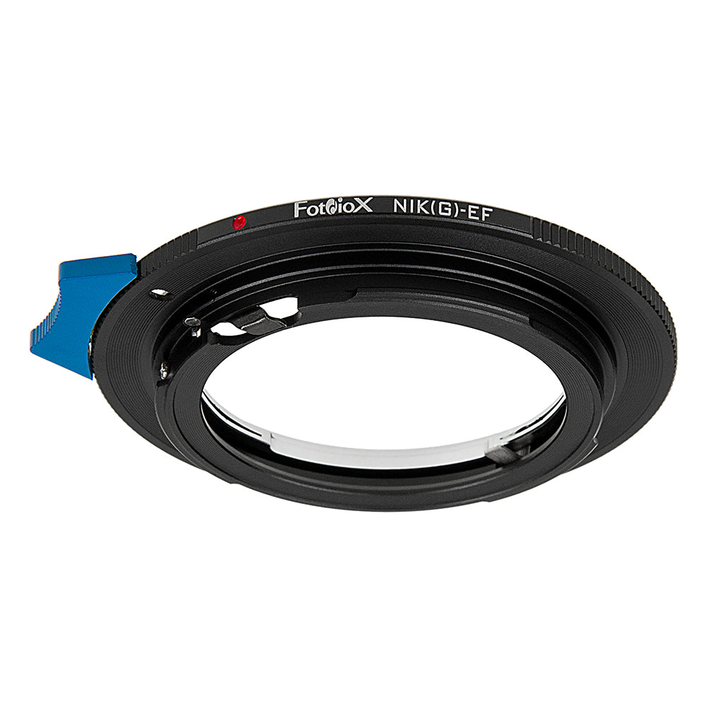 Fotodiox Lens Mount Adapter - Compatible with Nikon F-Mount (G-Type) Lenses to fit Canon EF & EF-S Mount Cameras - w/Built-in Aperture Control Dial
