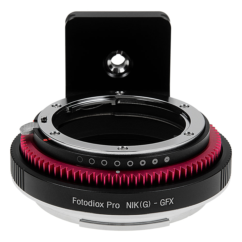 Fotodiox Pro Lens Adapter - Compatible with Nikon Nikkor F Mount G-Type D/SLR Lenses to Fujifilm G-Mount Digital Camera Body