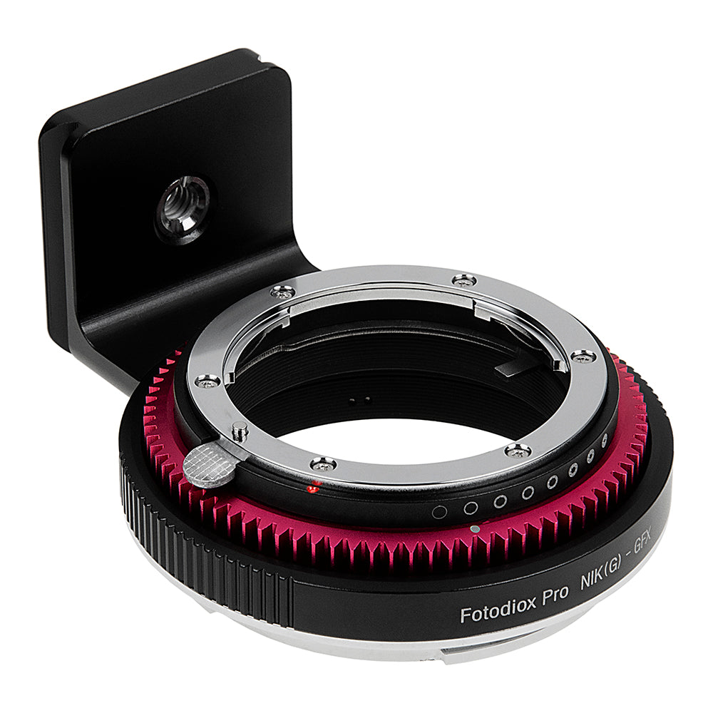 Fotodiox Pro Lens Adapter - Compatible with Nikon Nikkor F Mount G-Type D/SLR Lenses to Fujifilm G-Mount Digital Camera Body