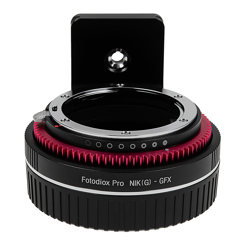 Fotodiox Pro Lens Adapter - Compatible with Nikon Nikkor F Mount G-Type D/SLR Lenses to Fujifilm G-Mount Digital Camera Body