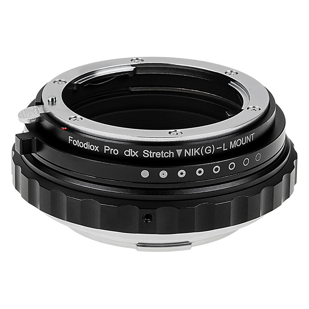 Fotodiox DLX Stretch Lens Adapter - Compatible with Nikon F Mount (G-Type) Lens to L-Mount Alliance Mirrorless Cameras with Macro Focusing Helicoid and Magnetic Drop-In Filters