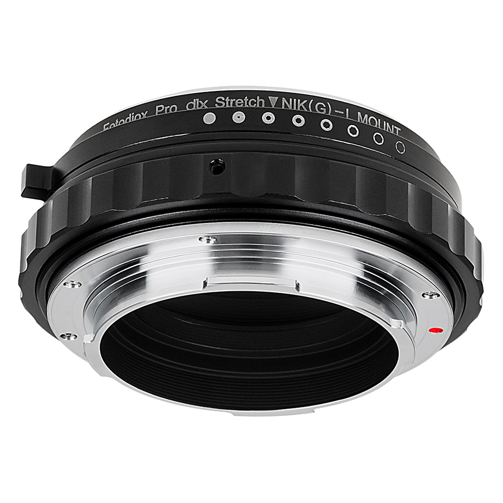 Fotodiox DLX Stretch Lens Adapter - Compatible with Nikon F Mount (G-Type) Lens to L-Mount Alliance Mirrorless Cameras with Macro Focusing Helicoid and Magnetic Drop-In Filters