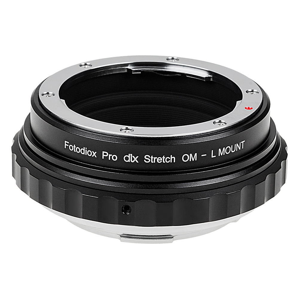 Fotodiox DLX Stretch Lens Adapter - Compatible with Olympus Zuiko OM Mount Lens to L-Mount Alliance Mirrorless Cameras with Macro Focusing Helicoid and Magnetic Drop-In Filters