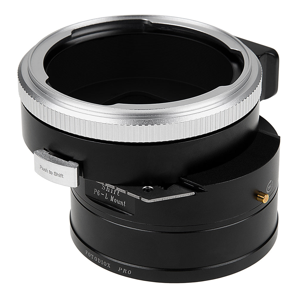 Fotodiox Pro Lens Mount Shift Adapter - Compatible With Pentacon 6 (Kiev 66) Mount Lens to L-Mount Alliance Mirrorless Camera Body