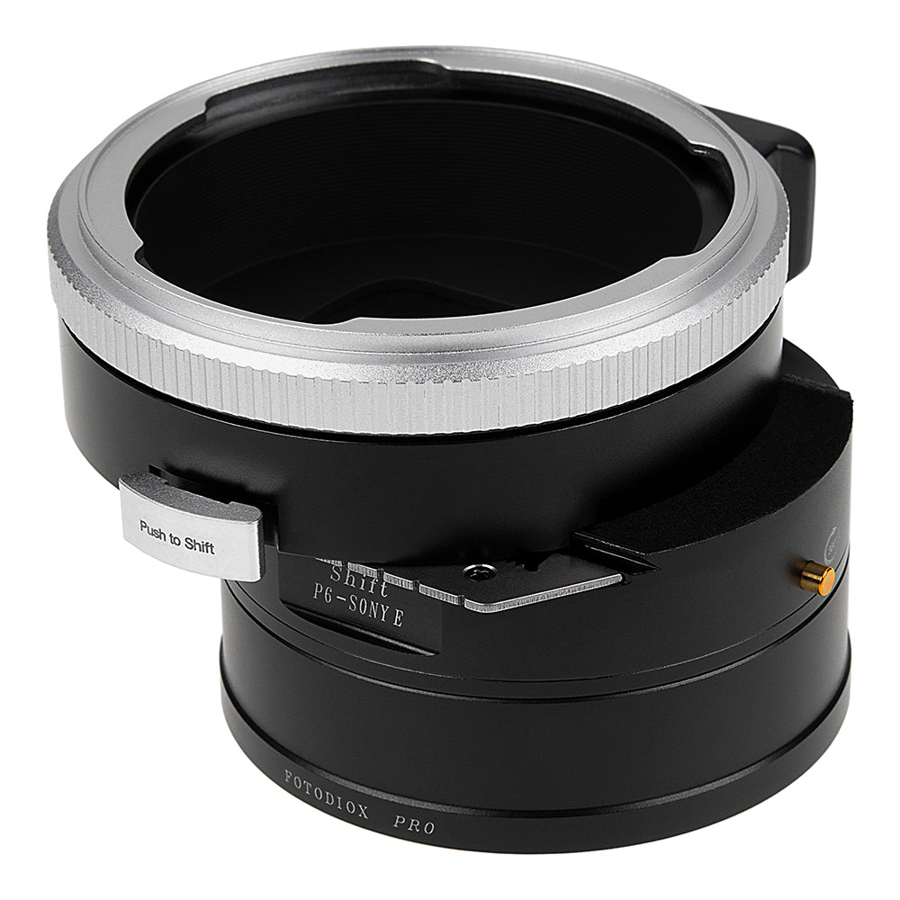 Fotodiox Pro Lens Mount Shift Adapter - Compatible With Pentacon 6 (Kiev 66) Mount Lens to Sony Alpha E-Mount Mirrorless Camera Body