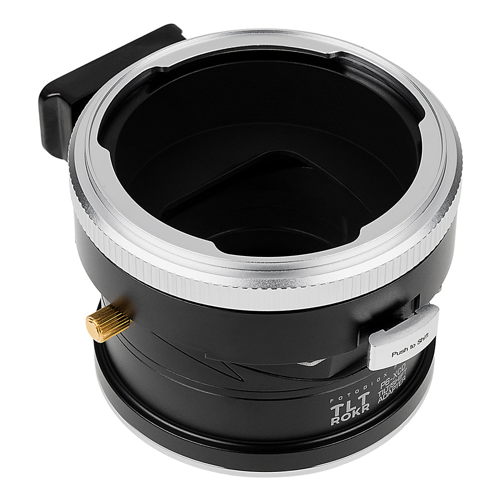 Fotodiox Pro TLT ROKR - Tilt / Shift Lens Mount Adapter Compatible with Pentacon 6 (Kiev 66) SLR Lens to Hasselblad X-System (XCD) Mount Mirrorless Cameras