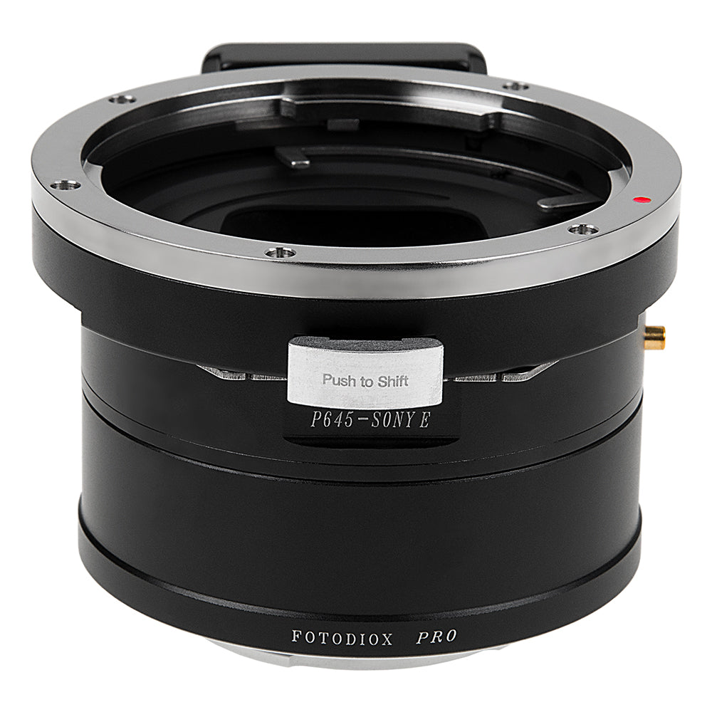 Shift Lens Adapter - Pentax 645 Mount Lens to Sony E-Mount Camera