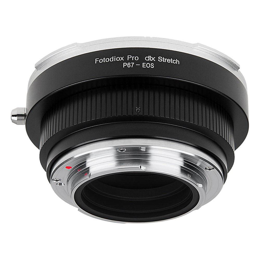 Fotodiox DLX Stretch Lens Mount Adapter - Compatible With Pentax 6x7 (P67) Mount Lens to Canon EOS (EF, EF-S) Mount D/SLR Camera Body with Macro Focusing Helicoid and Magnetic Drop-In Filters