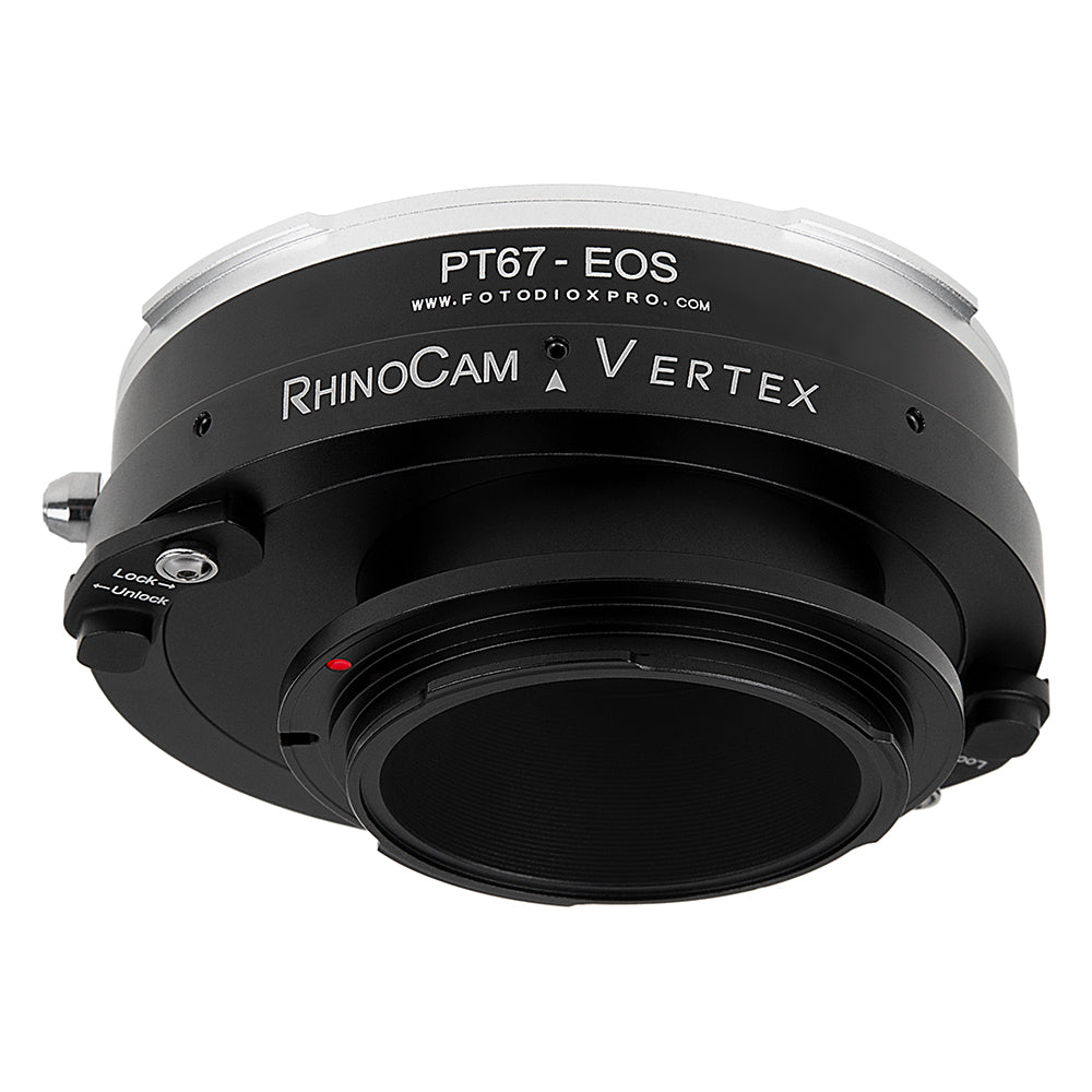 RhinoCam Vertex Rotating Stitching Adapter - Compatible With Pentax 6x7 (P67) Mount Lens to Canon EOS (EF, EF-S) Mount D/SLR Camera Body