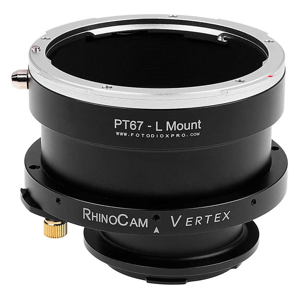 RhinoCam Vertex Rotating Stitching Adapter, Compatible with Pentax 6x7 (P67) Mount SLR Lens to Leica L-Mount Alliance Mirrorless Cameras