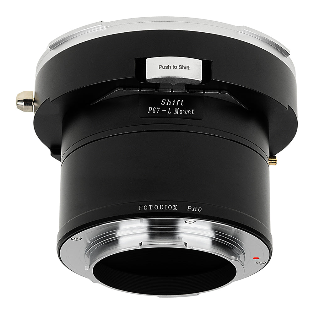 Fotodiox Pro Lens Mount Shift Adapter - Compatible With Pentax 6x7 (P67, PK67) Mount SLR Lens to L-Mount Alliance Mirrorless Cameras