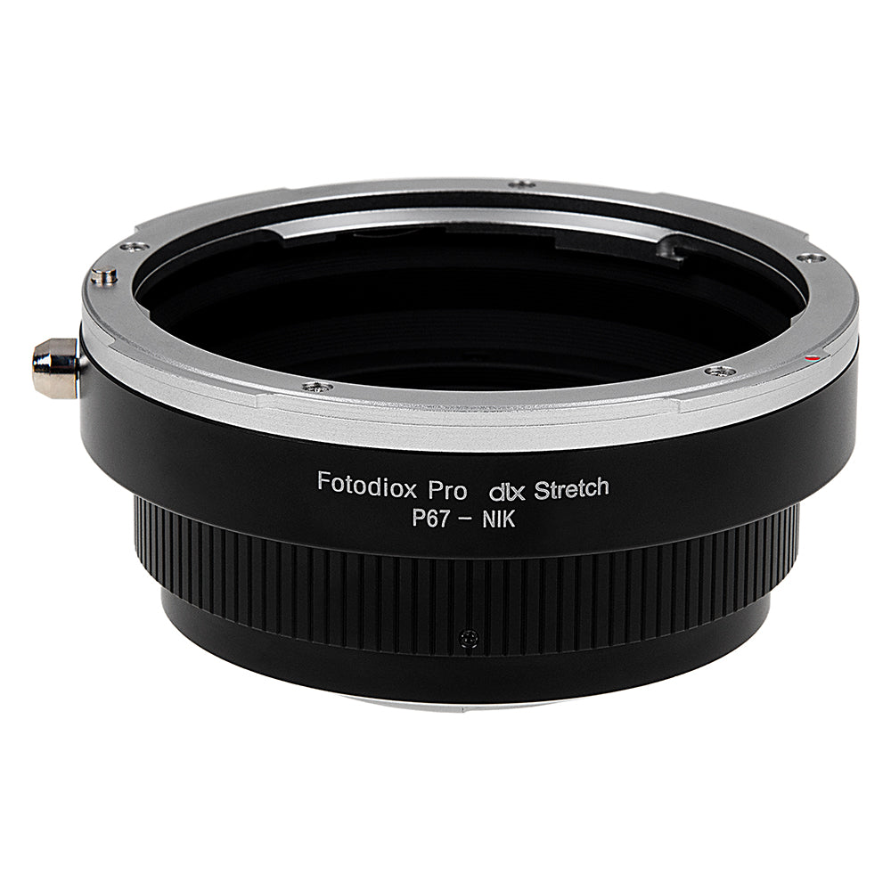 Fotodiox DLX Stretch Lens Adapter - Compatible with Pentax 6x7 (P67, PK67) Mount SLR Lens to Nikon F Mount D/SLR Cameras with Macro Focusing Helicoid and Magnetic Drop-In Filters
