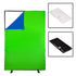 Complete Portable Background Kit - 5x7' w/ 3x Covers (Black/White, Blue/Green & Diffusion) - 5 x 7.4ft (1.5 x 2.1m)