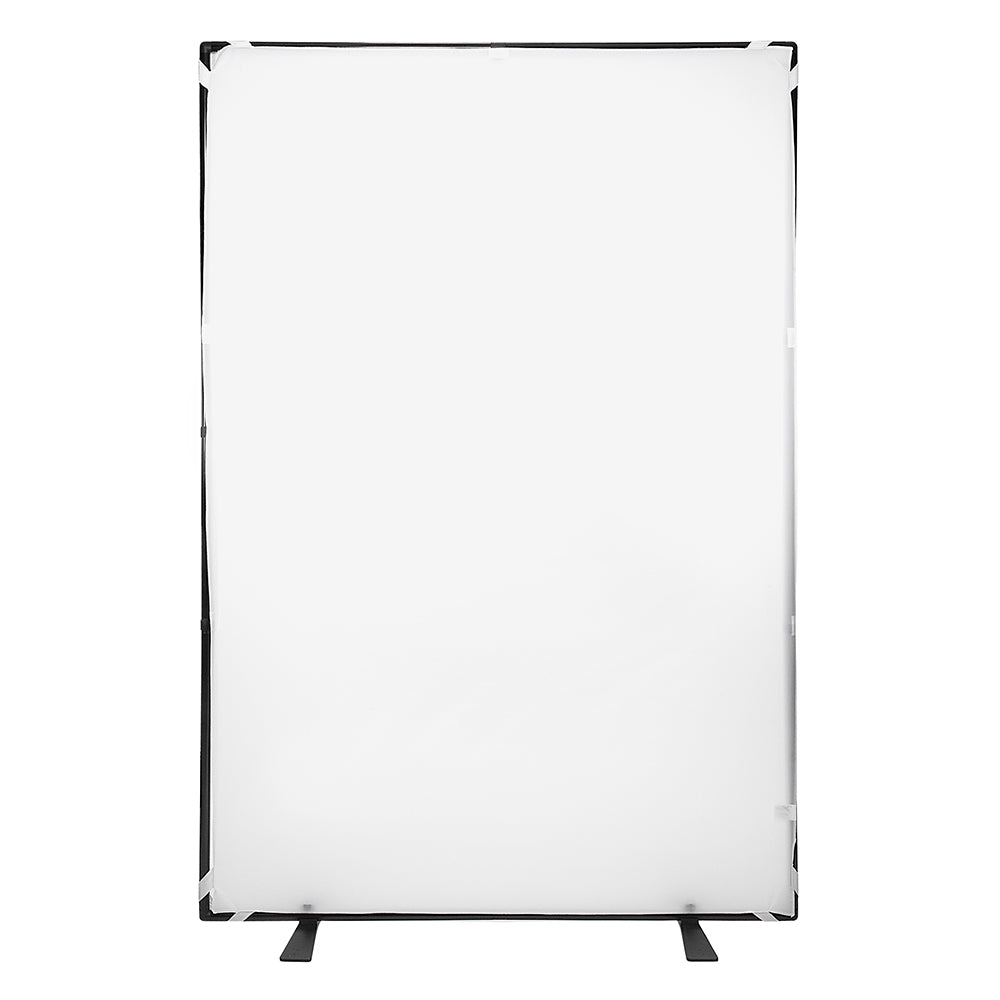 Complete Portable Background Kit - 5x7' w/ 3x Covers (Black/White, Blue/Green & Diffusion) - 5 x 7.4ft (1.5 x 2.1m)