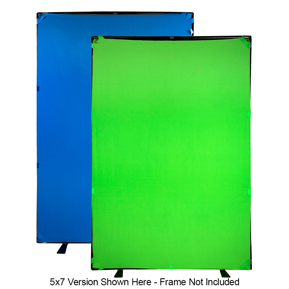 Replacement Cover for Complete Portable Background Kit System - Blue/Green Panel
