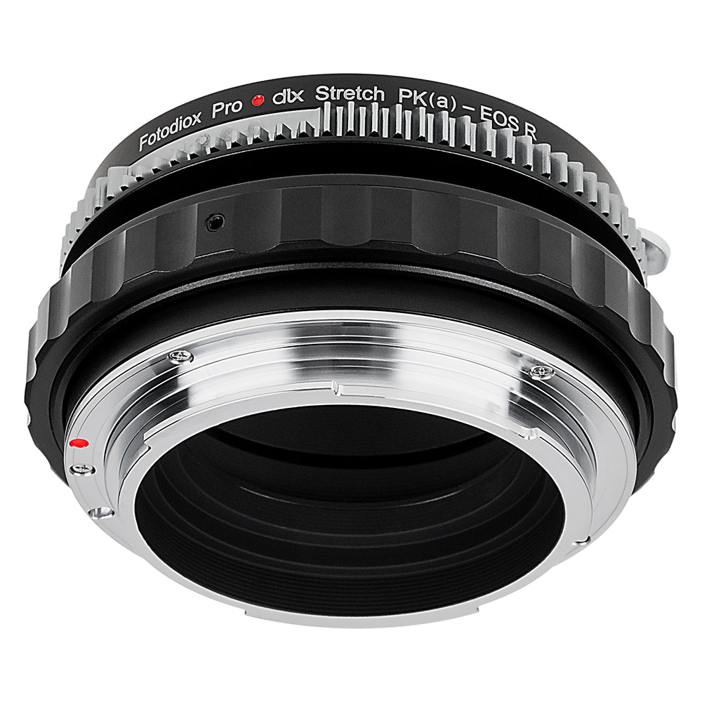 Fotodiox DLX Stretch Lens Adapter - Compatible with Pentax K Auto Focus (PK AF) Mount Lens to Canon RF Mount Mirrorless Cameras with Macro Focusing Helicoid and Magnetic Drop-In Filters