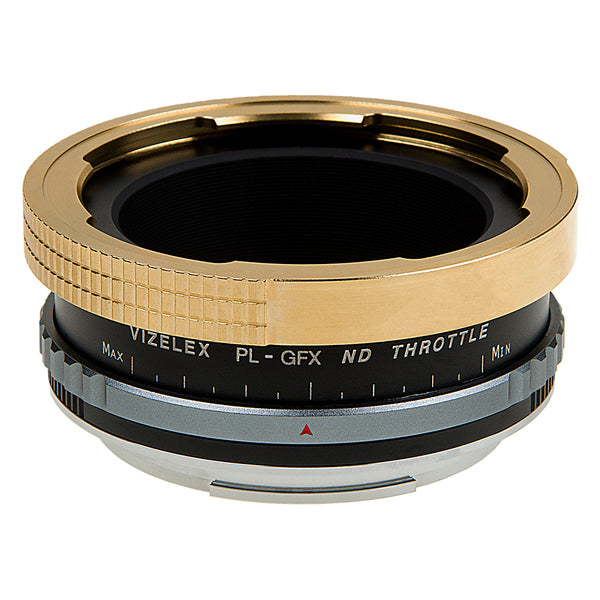 Vizelex ND Throttle Lens Mount Adapter Compatible with Arri PL (Positive Lock) Mount Lenses to Fujifilm G-Mount (GFX) Mirrorless Cameras with
